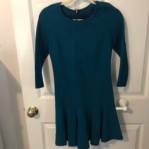 Zara pemplum cocktail dress.